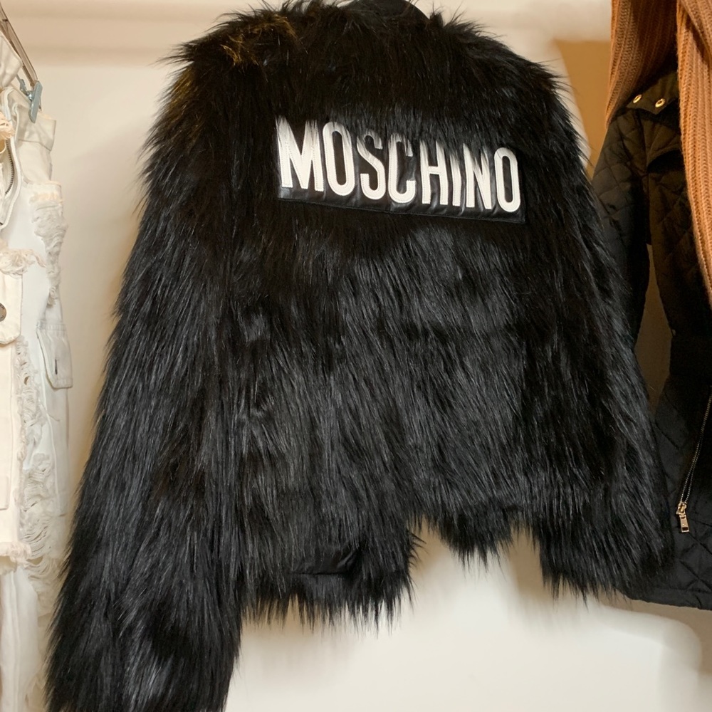 MOSCHINO FUR COAT